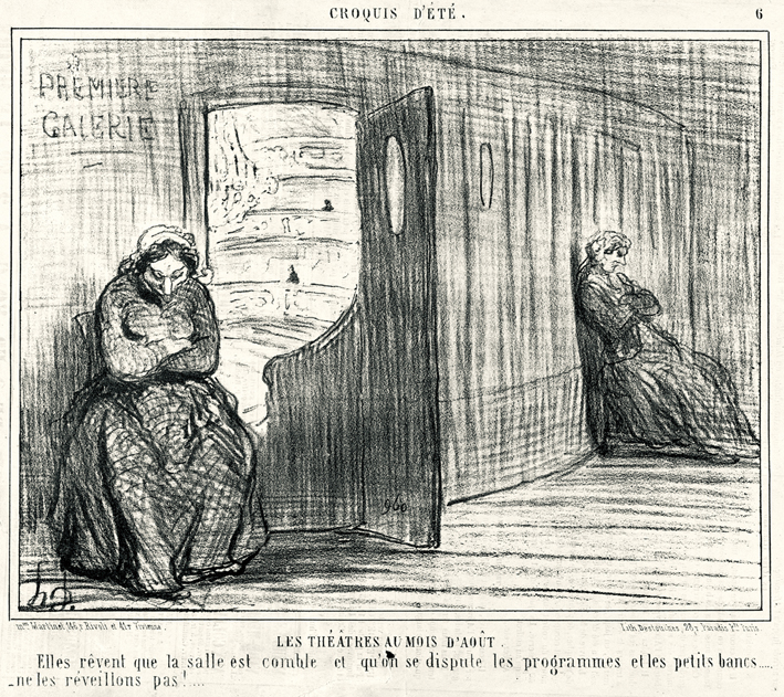  奥诺雷·杜米埃 Honore Daumier ——剧院